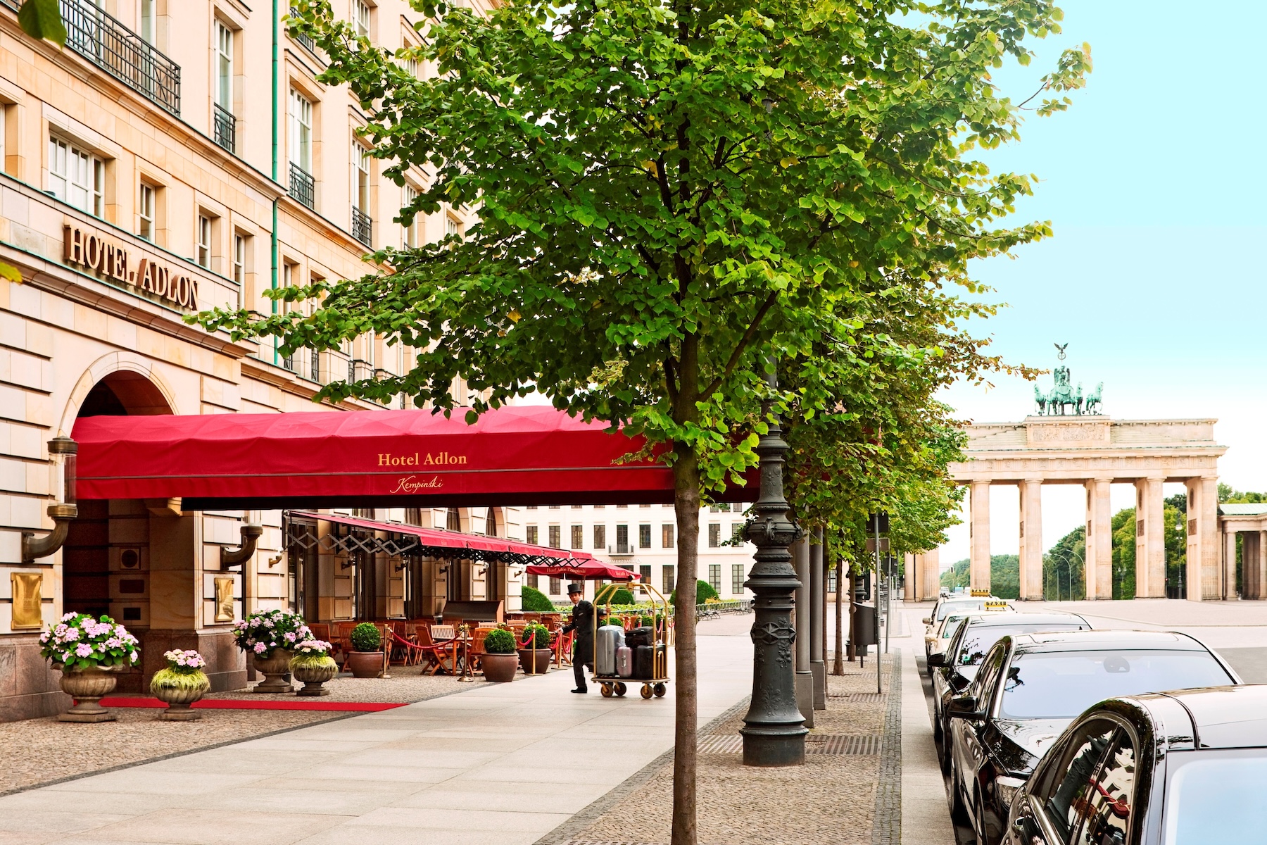 Hotel Adlon Kempinski Berlin beside the Brandenburg Gate
