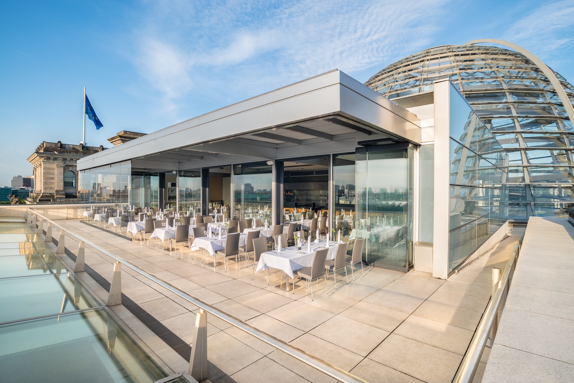Käfer Rooftop Restaurant at the German Bundestag